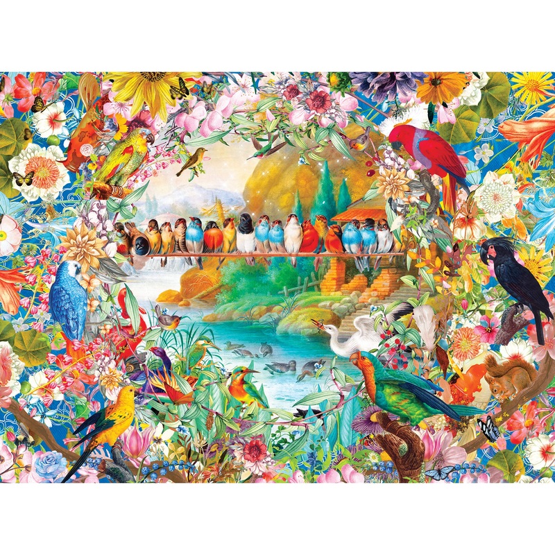 Roseart - Rose - Birdsong - 1000 Piece Jigsaw Puzzle For Adults