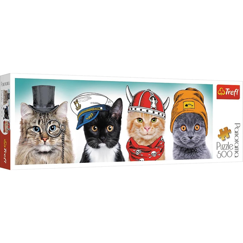 Trefl Red 500 Piece Panorama Puzzle - Fluffy Team/Fotolia