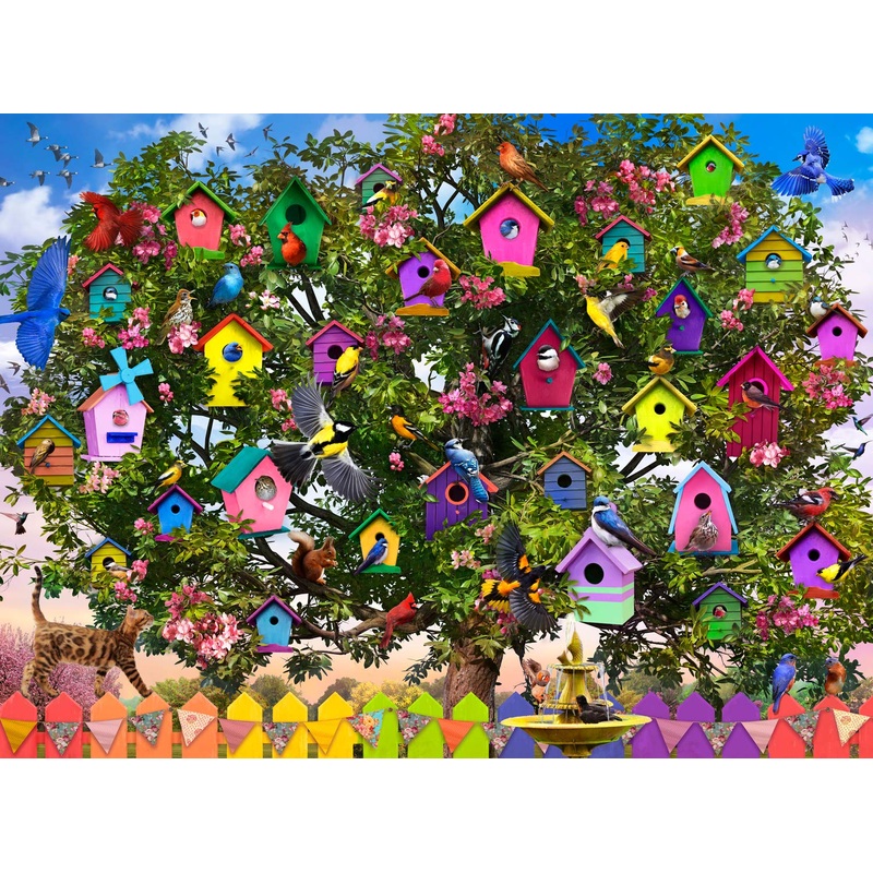 Buffalo Games - Bird Hotel - 1000 Piece Jigsaw Puzzle