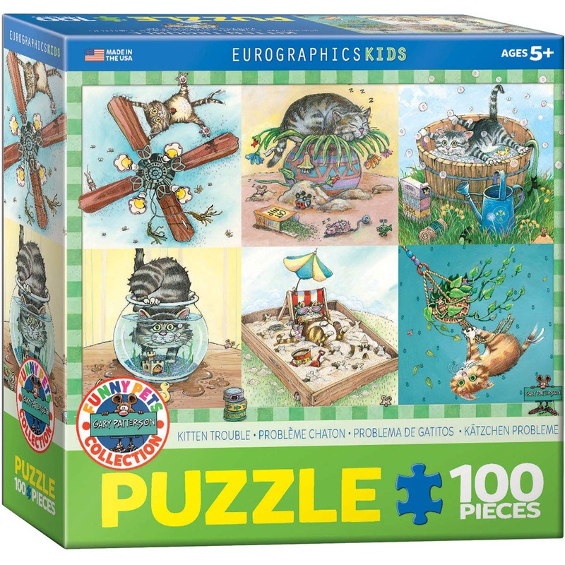 Eurographics 6100-5483 Kitten Trouble By Gary Patterson 100Piece Puzzle