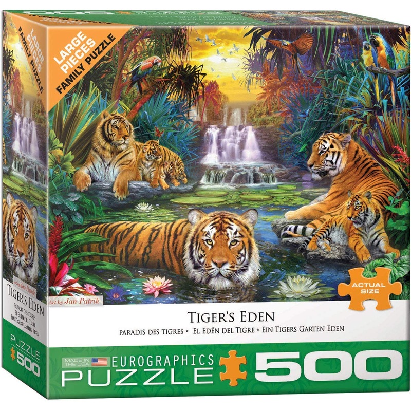 Eurographics 8500-5457 Tiger'S Eden By Jan Patrik 500Piece Puzzle