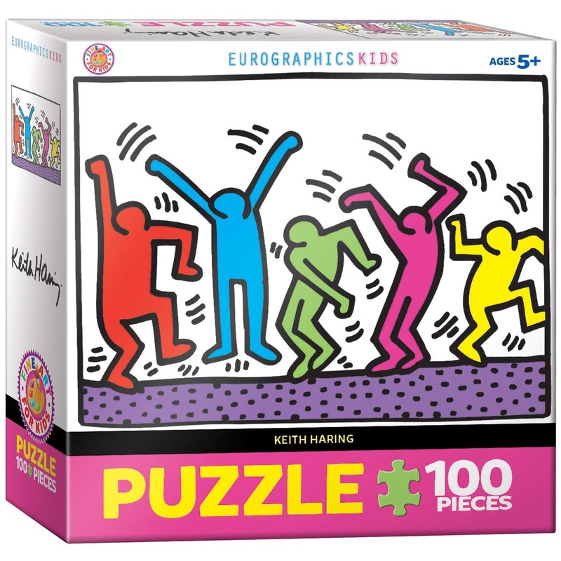 Eurographics Dancing By Keith Haring 100-Piece Puzzle
