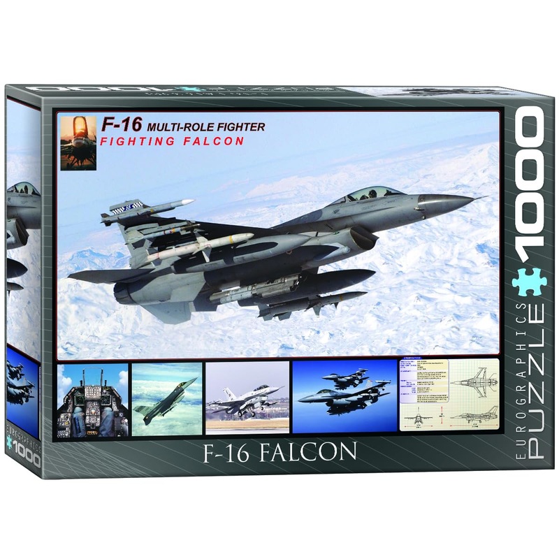 Eurographics F-16 Fighting Falcon Puzzle (1000-Piece), Model:6000-4956