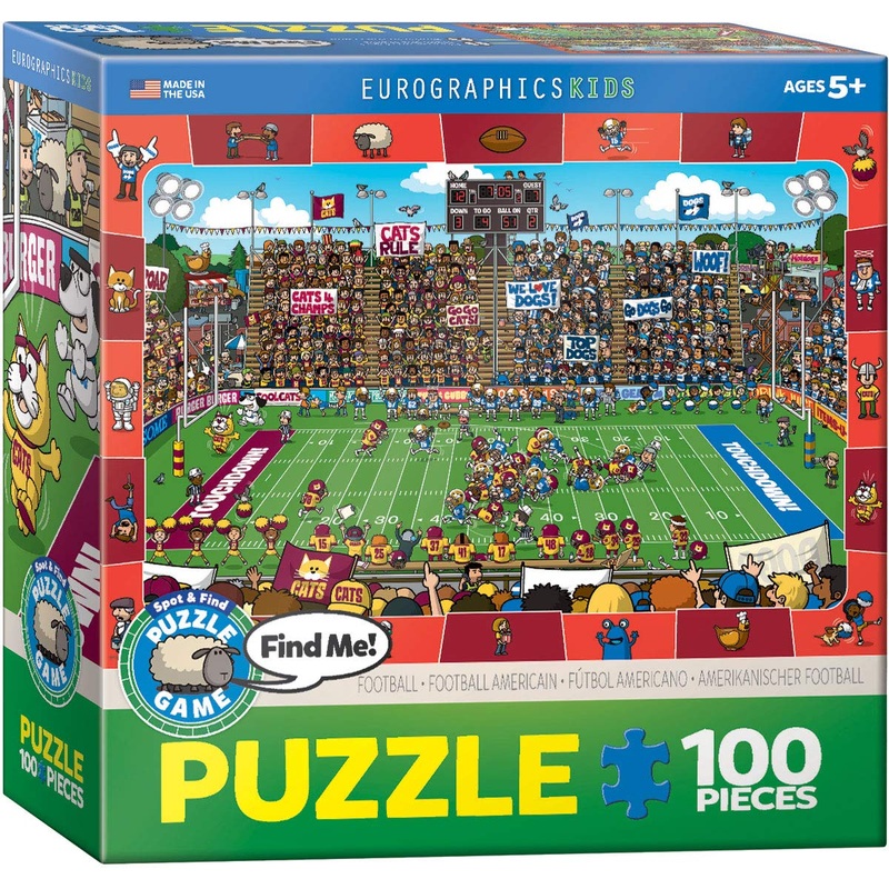 Eurographics Football Spot & Find Puzzle (100-Piece) (6100-0474)