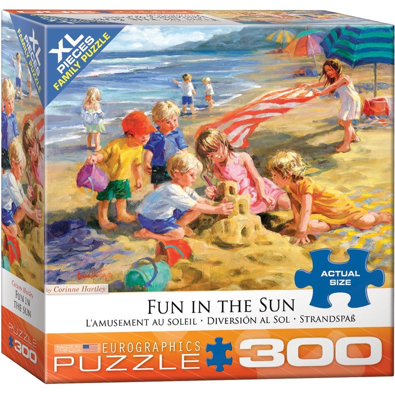 Eurographics Fun In The Sun By Corinne Hartley Puzzle, 300-Piece