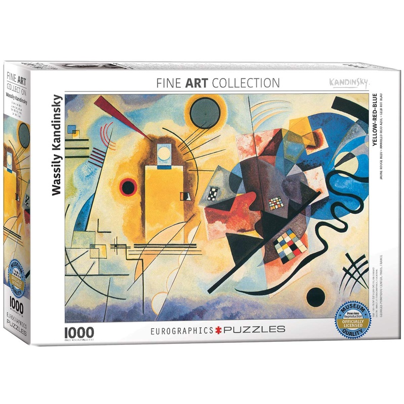 Eurographics Gelb Rot Blau By Kandinsky 1000 Piece Puzzle