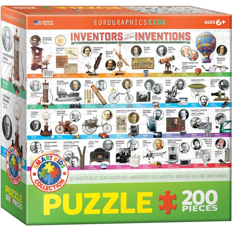 Eurographics Great Inventions Jigsaw Puzzle (200-Piece)