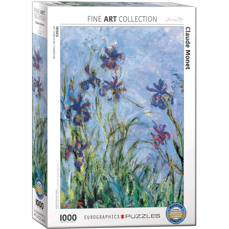 Eurographics Irises By Claude Monet 1000-Piece Puzzle