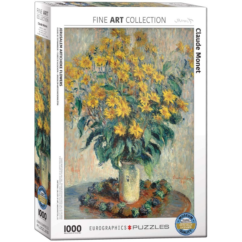 Eurographics Jerusalem Artichoke By Claude Monet 1000 Piece Puzzle