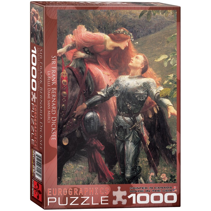 Eurographics La Belle Dame Sans Merci (Detail) By Sir Frank Dicksee 1000 Piece Puzzle