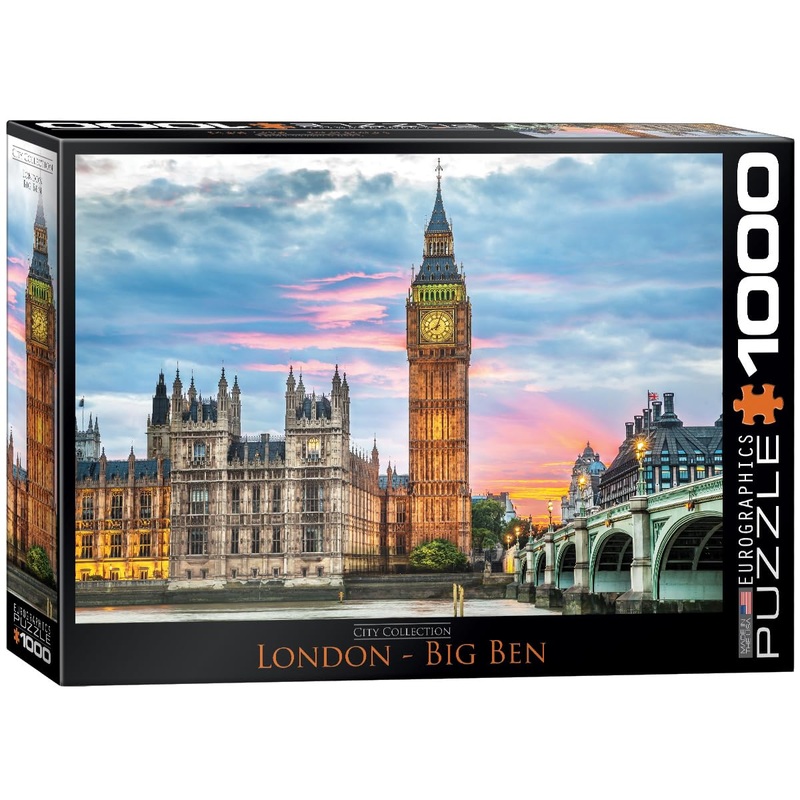 Eurographics London Big Ben (1000 Piece) Puzzle