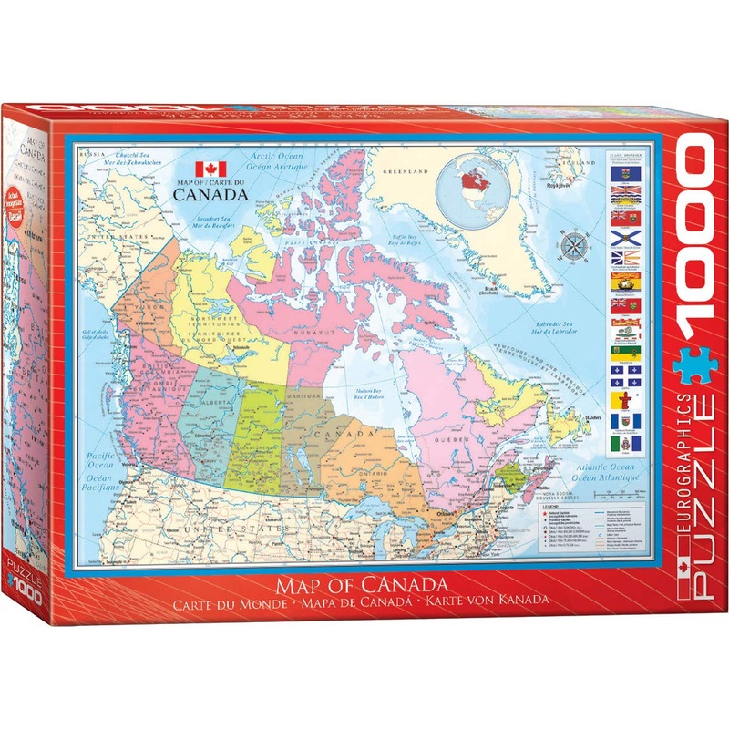 Eurographics Map Of Canada