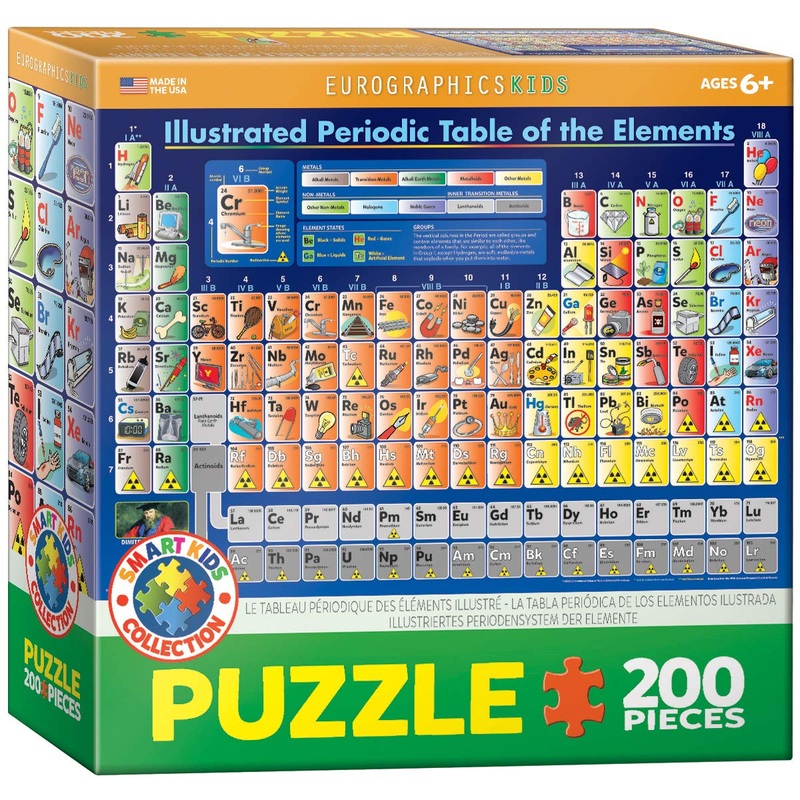 Eurographics Periodic Table Of Elements Jigsaw Puzzle (200-Piece)