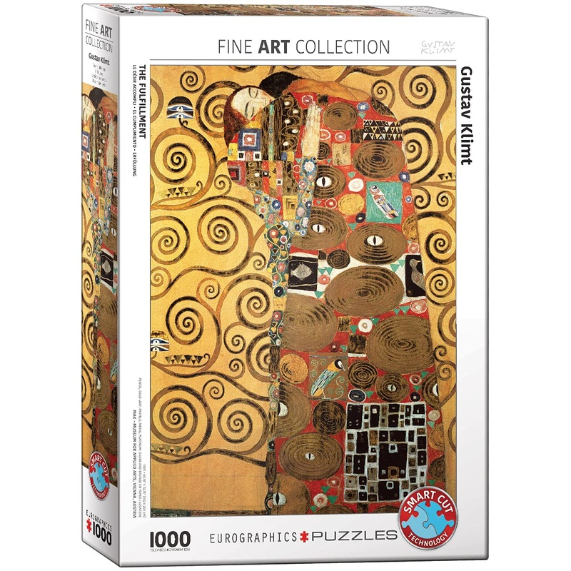 Eurographics The Fulfillment By Gustav Klimt 1000 Piece Puzzle