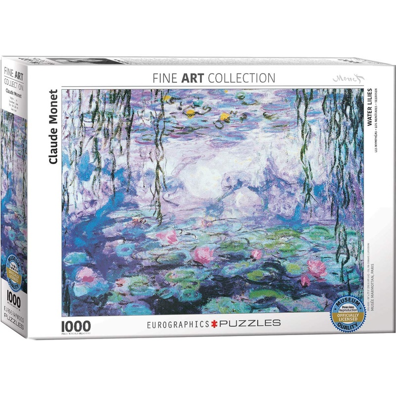 Eurographics Waterlilies By Claude Monet 1000 Piece Puzzle