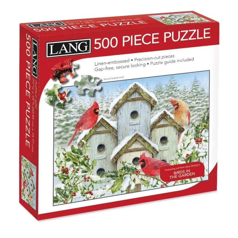 Lang Cardinal Birdhouse Puzzle - 500 Pc (5039174), Multicolor