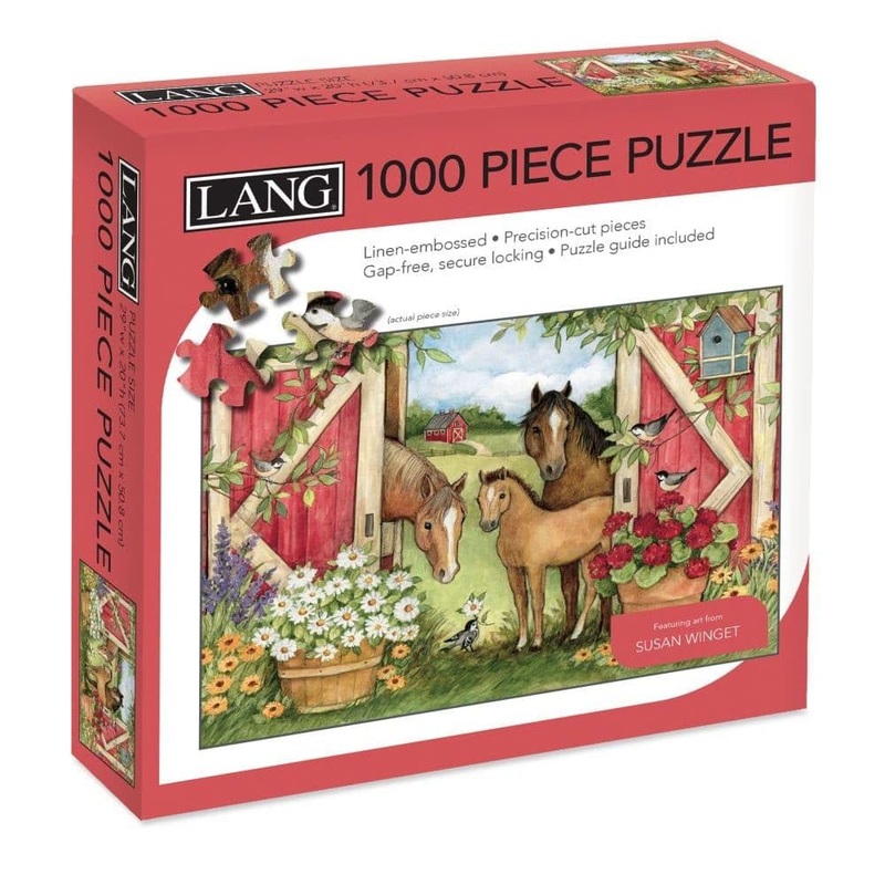 Lang Horse - Heartland Barn 1000 Piece Jigsaw Puzzle