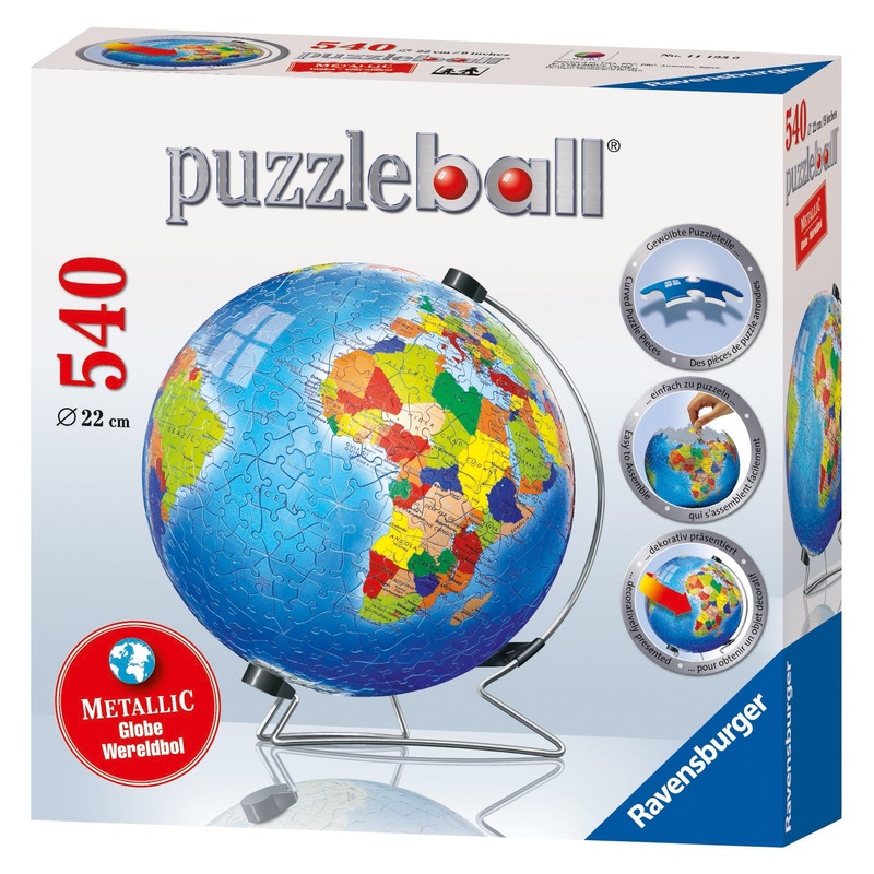 Ravensburger Metallic Earth - 540 Piece Puzzleball