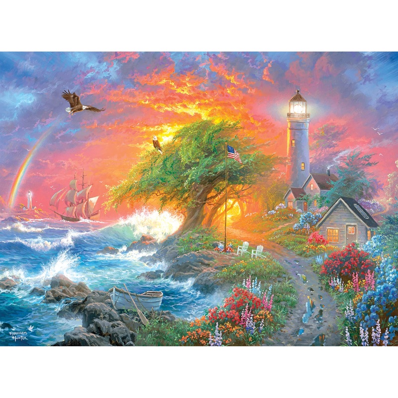 Roseart - Abraham Hunter - Coastal Light - 1000 Piece Jigsaw Puzzle For Adults