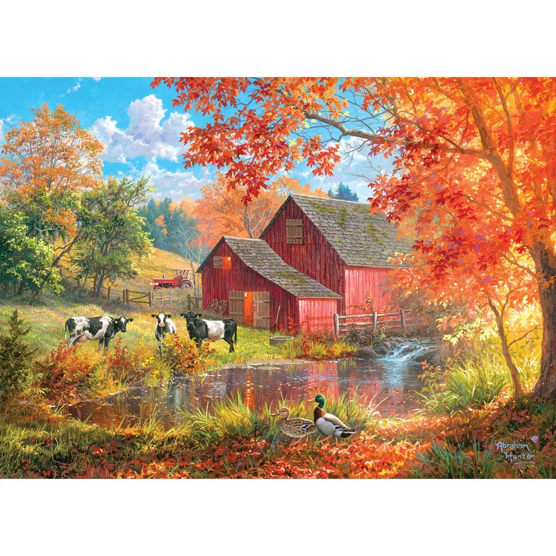 Roseart - Abraham Hunter - Life On The Farm - 1000 Piece Jigsaw Puzzle For Adults
