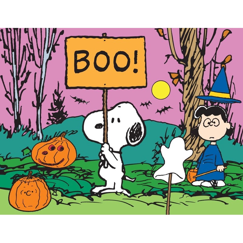 Roseart - Peanuts - Boo! - 100 Piece Jigsaw Puzzle For Kids And Adults