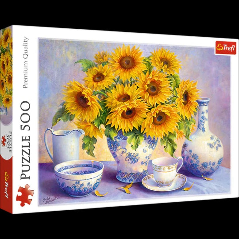 Trefl 500 Piece Jigsaw Puzzles, Sunflowers