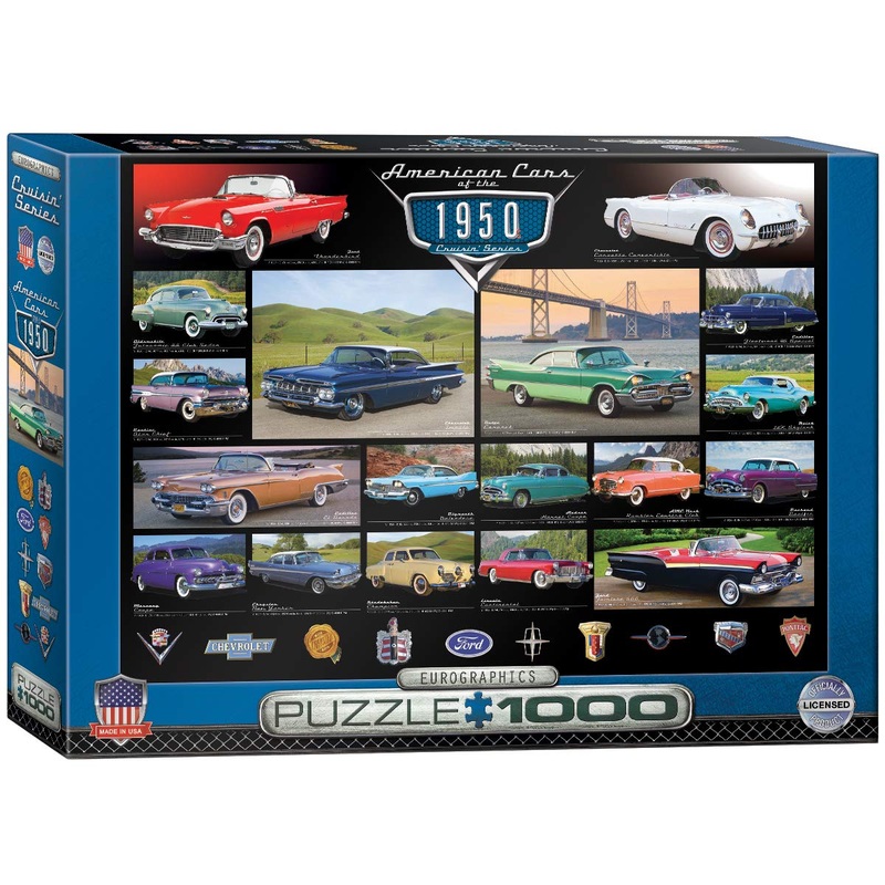 Eurographics 1950'S Cruisin' Classics Jigsaw Puzzle (1000-Piece)