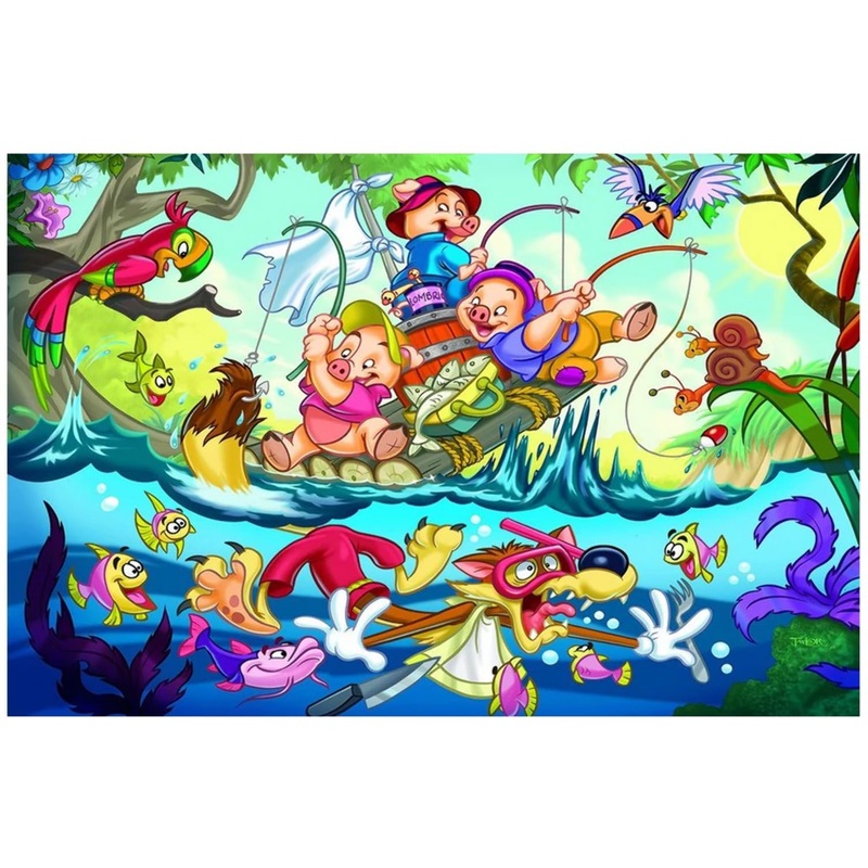 Eurographics 35-Piece Classicic Fairy Tales The Three Little Pigs Puzzle
