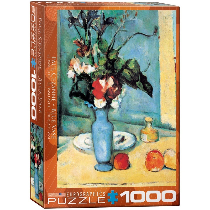 Eurographics Blue Vase By Cezanne 1000 Piece Puzzle