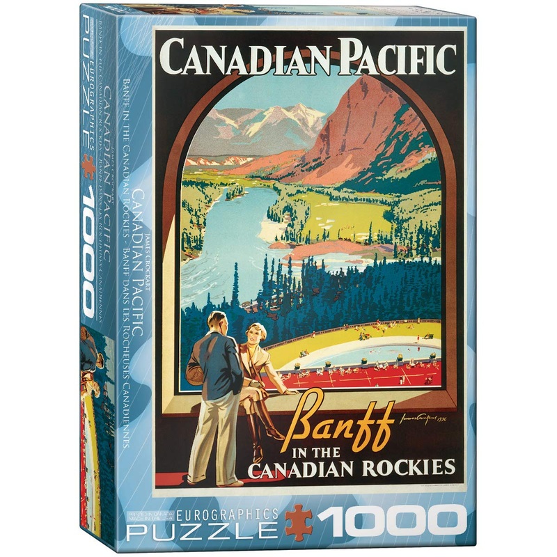 Eurographics Cp Rail In The Canadian Rockies Puzzle (1000-Piece)