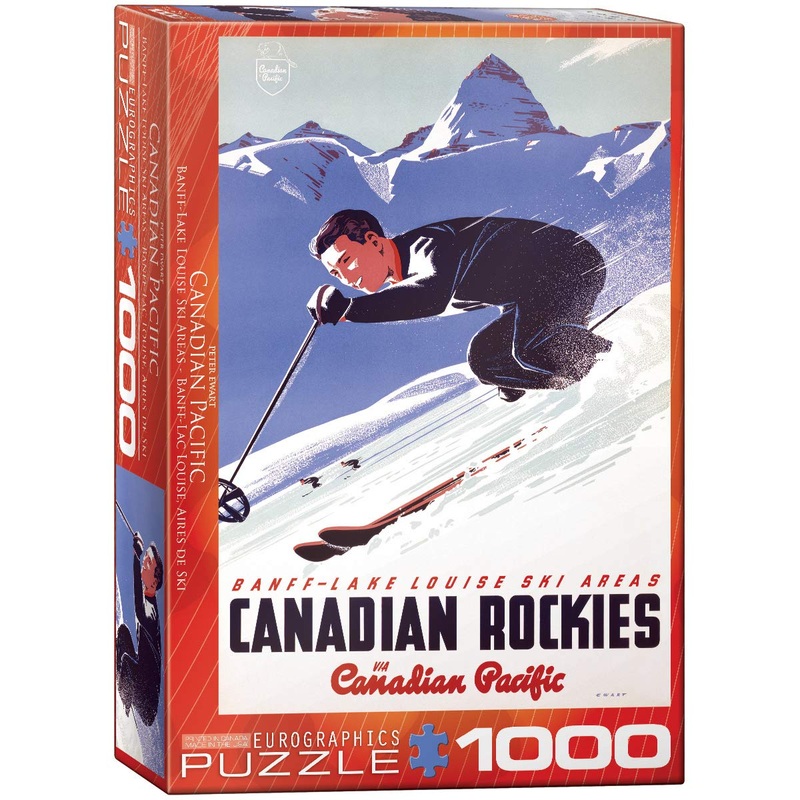 Eurographics Cp Rail Lake Louise Ski Area 1000 Piece Puzzle (6000-0326)
