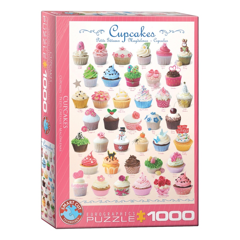 Eurographics Cupcakes Puzzle (1000-Piece)