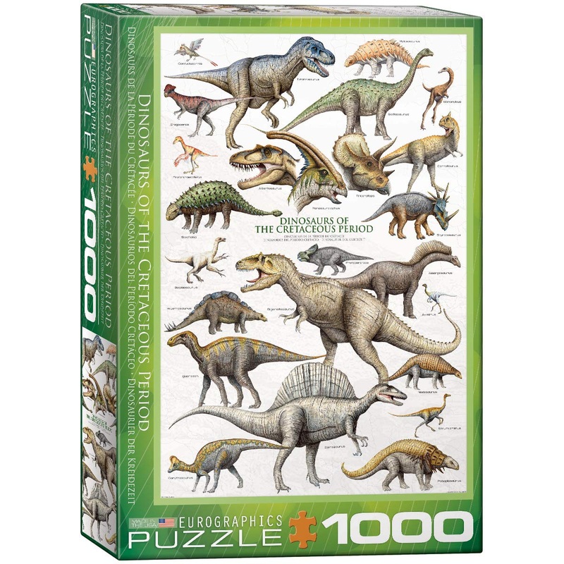 Eurographics Dinosaurs Cretaceous 1000 Piece Puzzle