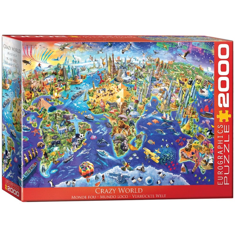 Eurographics (Eurhr Crazy World 2000Piece Puzzle 2000Piece Jigsaw Puzzle (8220-5343)