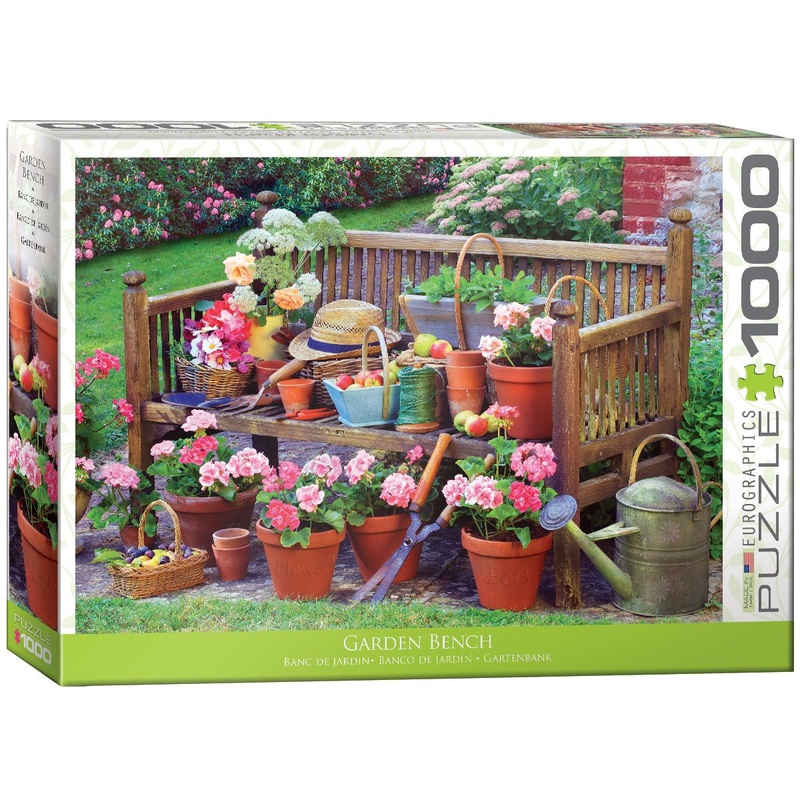 Eurographics (Eurhr Garden Bench 1000Piece Puzzle 1000Piece Jigsaw Puzzle