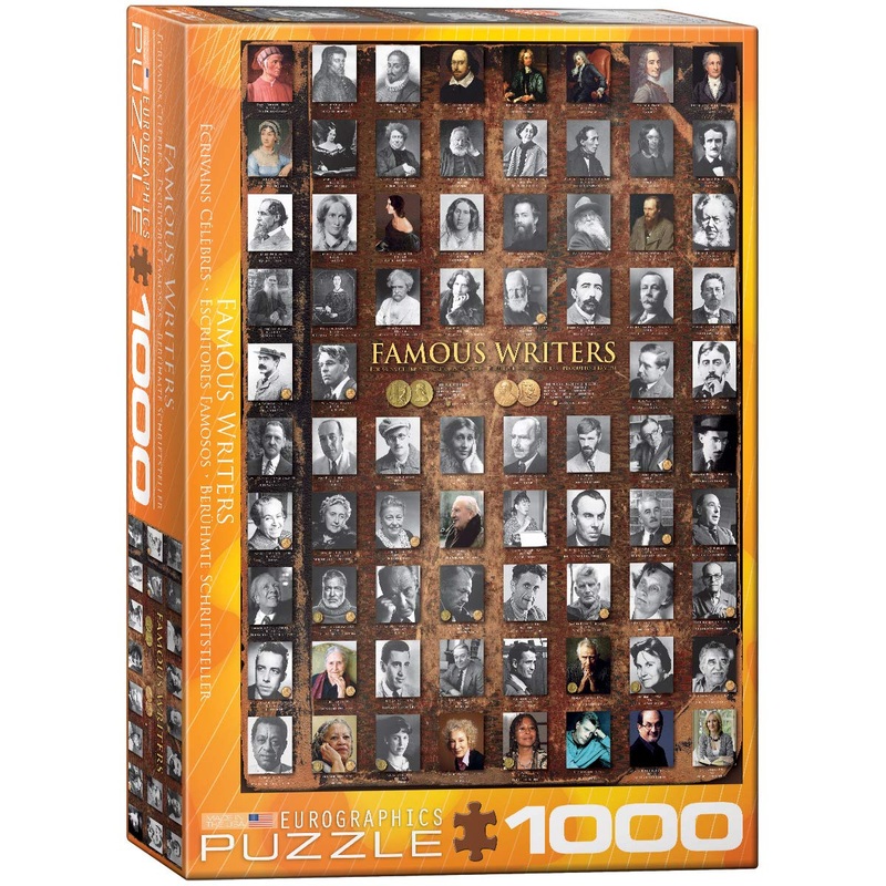Eurographics Famous Writers 1000 Piece Puzzle (6000-0249)