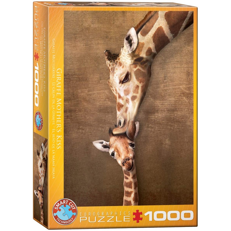 Eurographics Giraffe Mother'S Kiss Puzzle, 1000-Piece