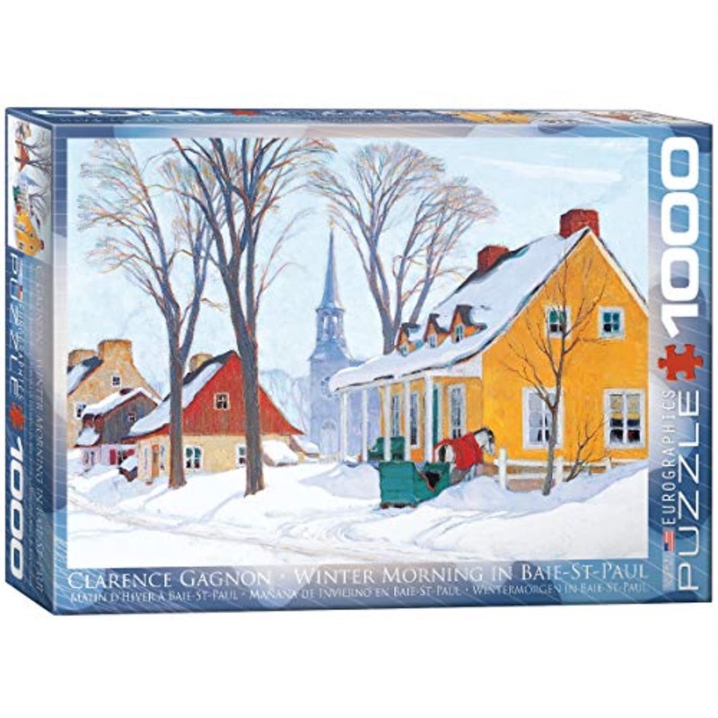Eurographics Hiver Baie-Saint-Paul By Clarence Gagnon 1000-Piece Puzzle