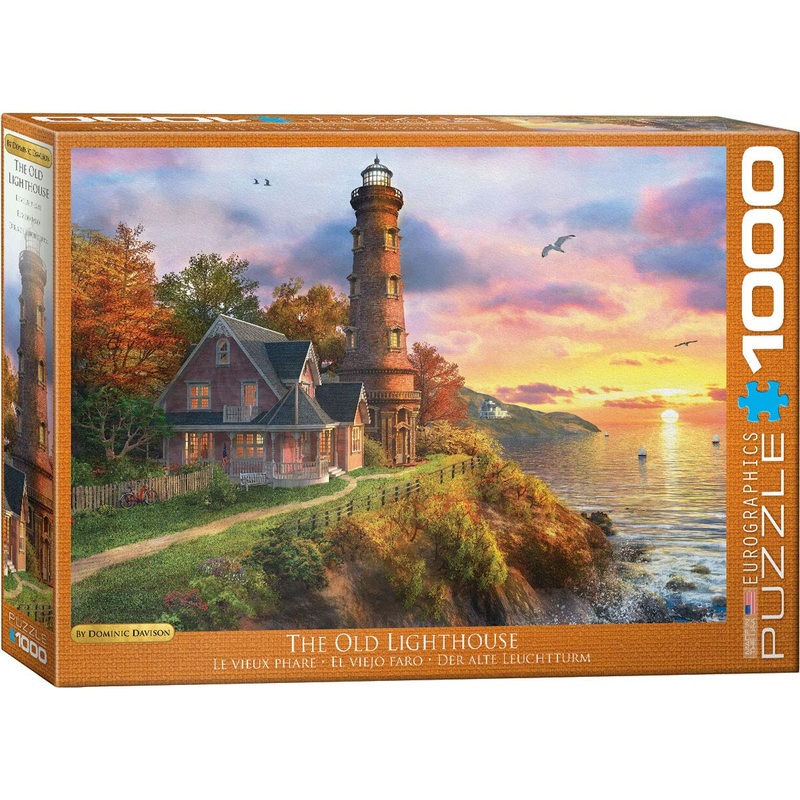 Eurographics Lighthouse Sunset Ocean Cliff Peace Quiet Puzzle, 1000 (6000-0965)