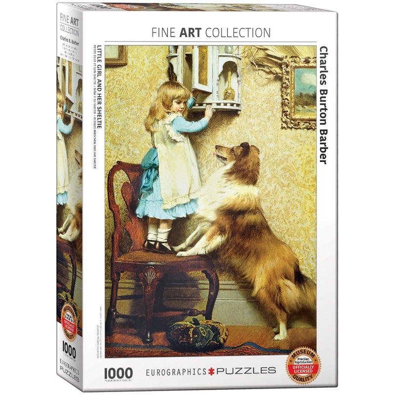 Eurographics Little Girl & Her Sheltie 1000Piece Puzzle, 6000-5330