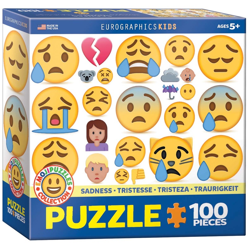 Eurographics Sadness Emoji (100 Piece) Puzzle