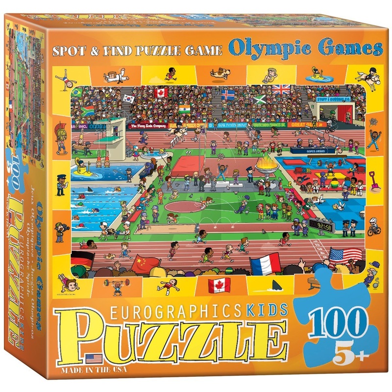 Eurographics Spot & Find Olympics Puzzle (100-Piece)