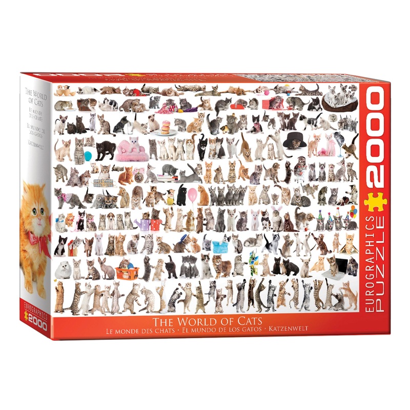 Eurographics The World Of Cats Puzzle (2000-Piece) (8220-0580)