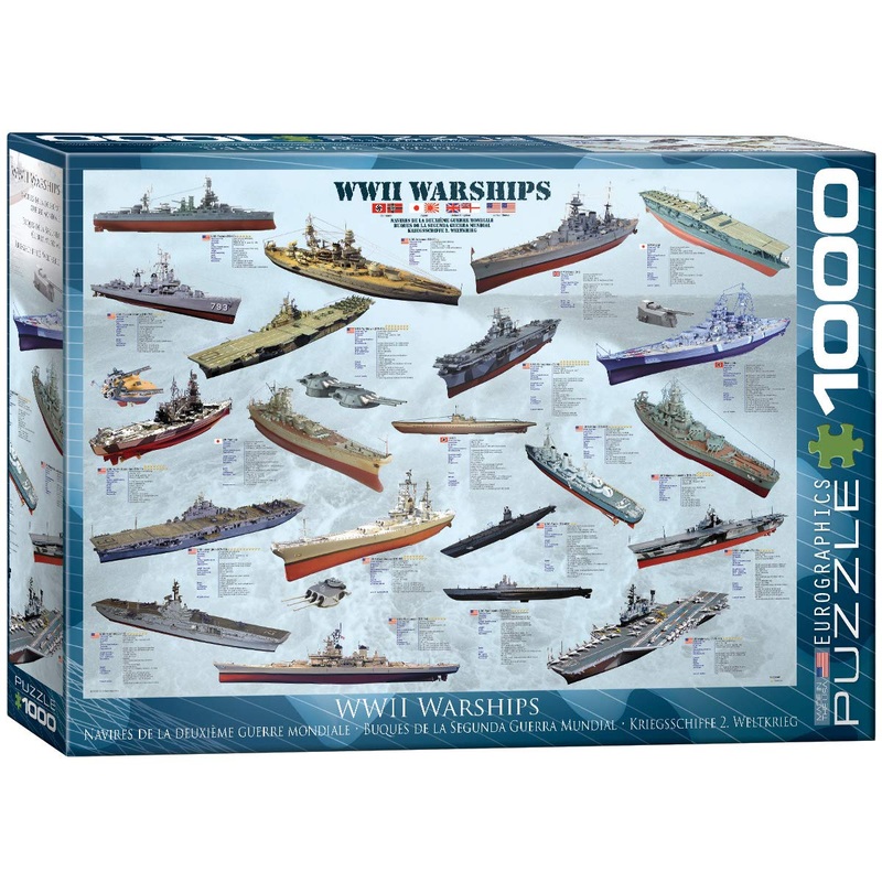 Eurographics Wwii War Ships 1000 Piece Puzzle (6000-0133)