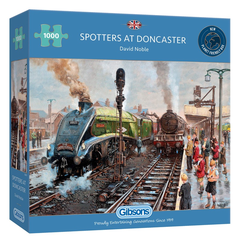 Gibsons Puzzle  Spotters At Doncaster By David Noble  1000 Piece Puzzle For Kids And Adults  Ages 14 Years Old And Up