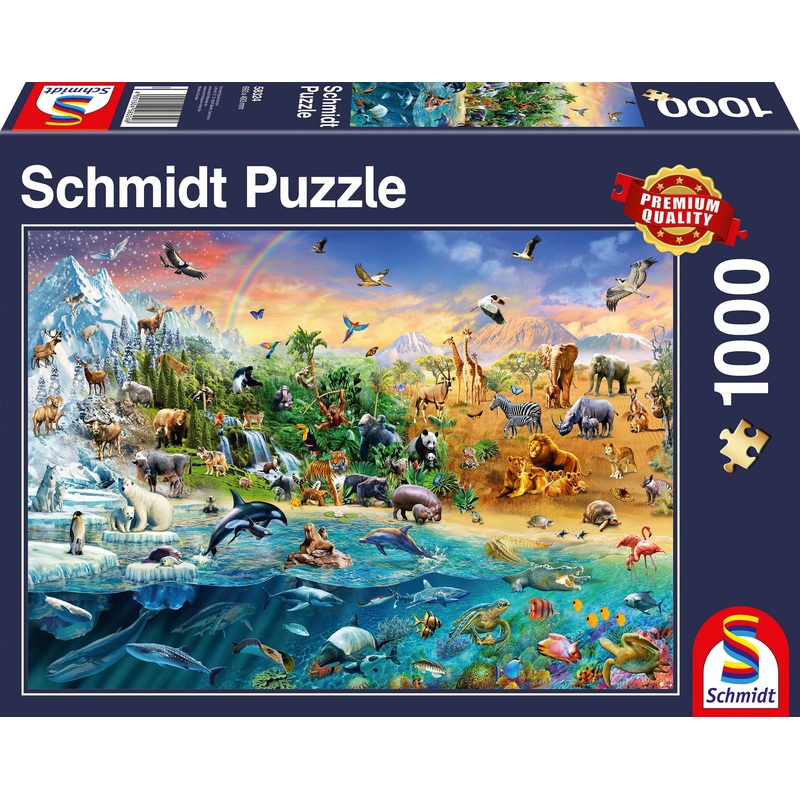Schmidt Animal Kingdom Jigsaw Puzzle (Piece 1000),