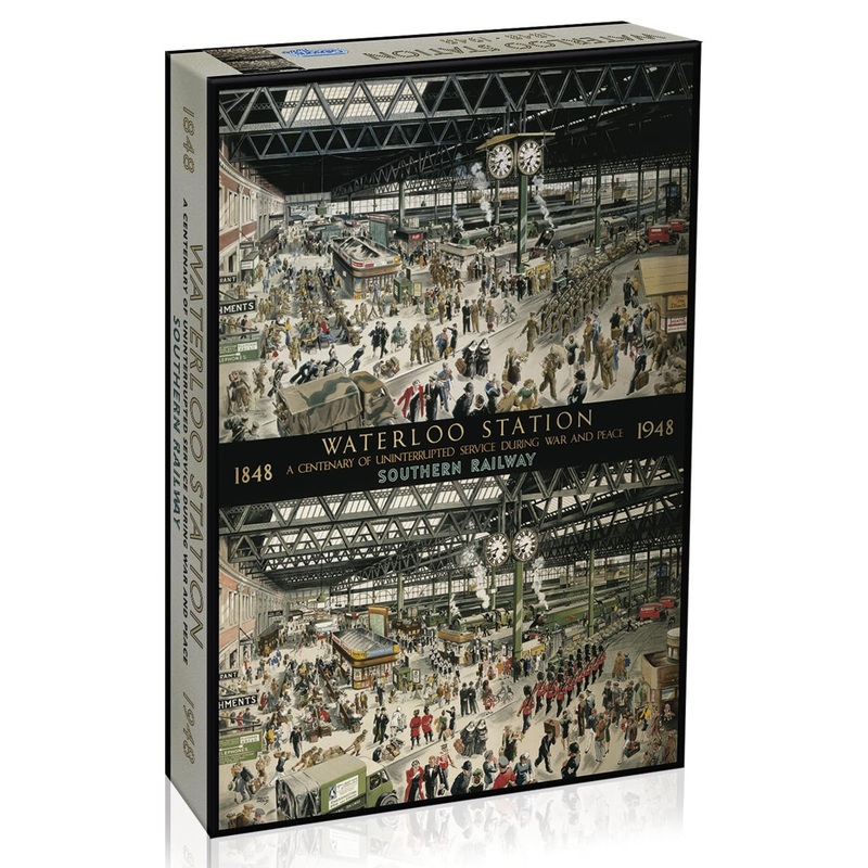 Waterloo Station 1000 Piece Jigsaw Puzzle | Sustainable Puzzle For Adults | Premium 100% Recycled Board | Great Gift For Adults | Gibsons Games