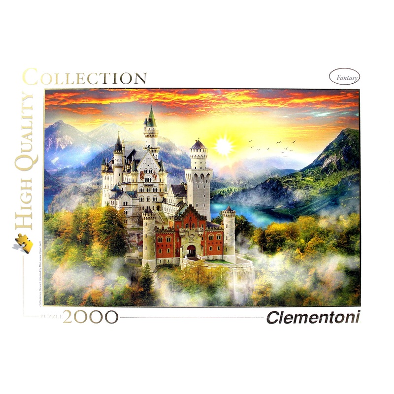 Clementoni 32559.7 Clementoni - 32559 - Collection-Neuschwanstein-2000 Pieces, Multi-Colour