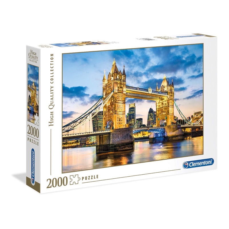 Clementoni 32563 Hqc 2000Pc Puzzle-Tower Bridge At Dusk