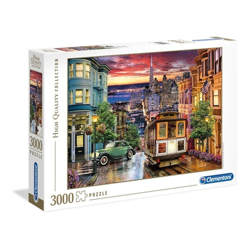 Clementoni - 33547 - Collection Jigsaw Puzzle For Children And Adults - Francisco-3000 Pieces